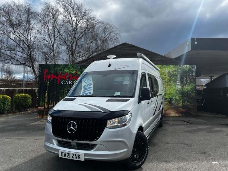 2021 Mercedes Benz Sprinter 3.5t H2 Progressive campervan racehome 5 door Cam...