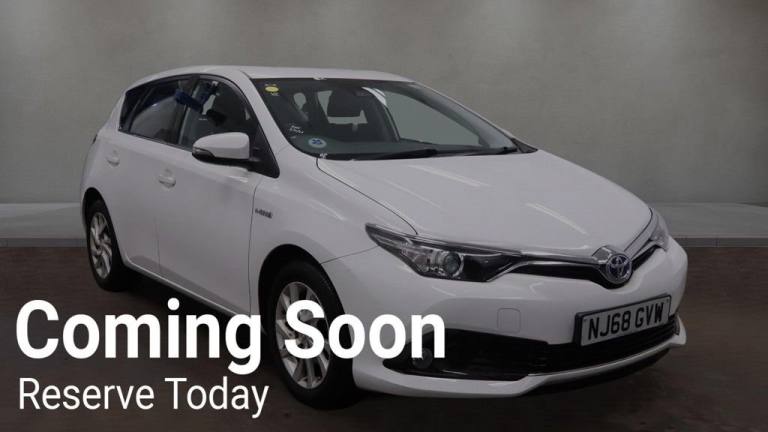 2018 Toyota Auris 1.8 Hybrid Icon Tech TSS 5dr CVT HATCHBACK PETROL/ELECTRIC Automatic