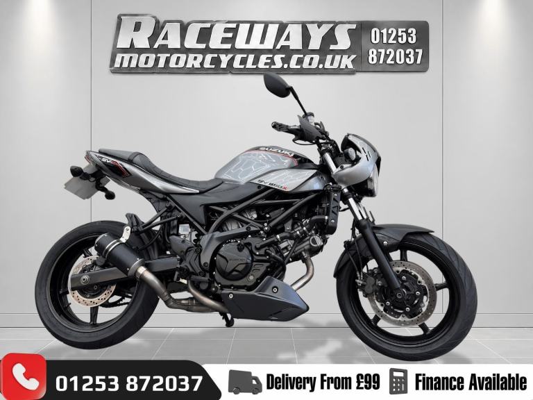 SUZUKI SV 650X, 2018 68 PLATE, 11380 MILES, HPI CLEAR, RENTHAL BAR CONVERSION