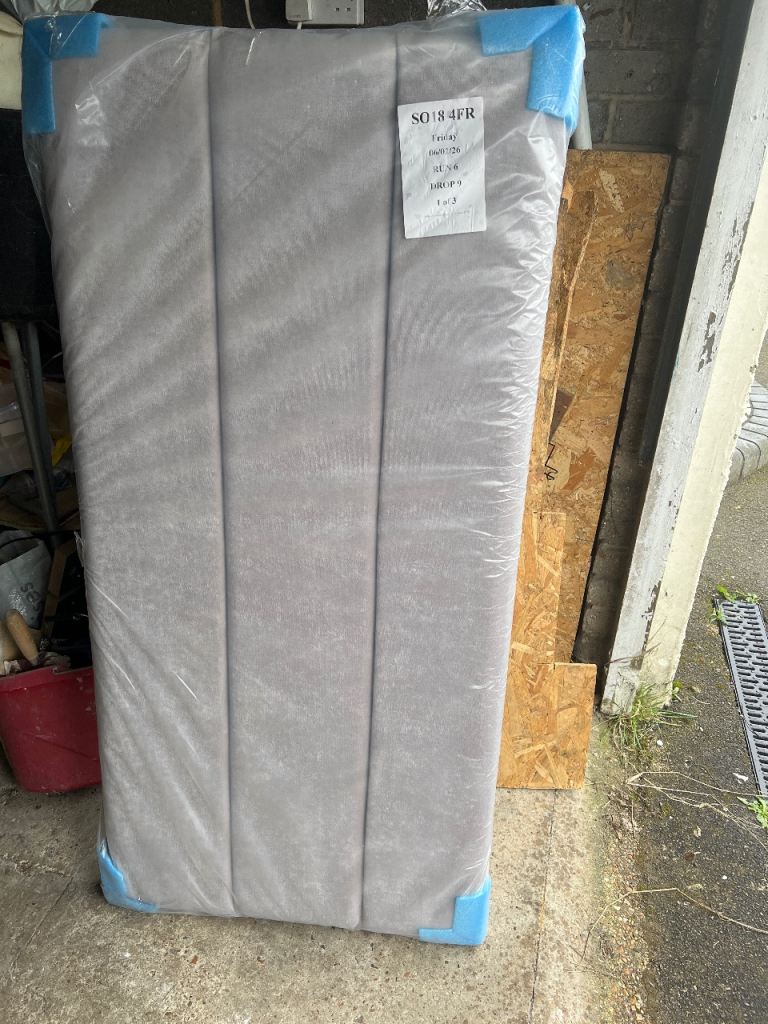 Double bed headboard Ash Grey