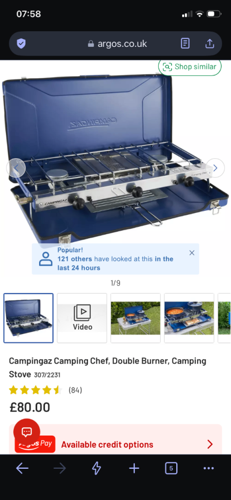 Camping Gaz Camping Chef 4500w Cooker *Brand New*