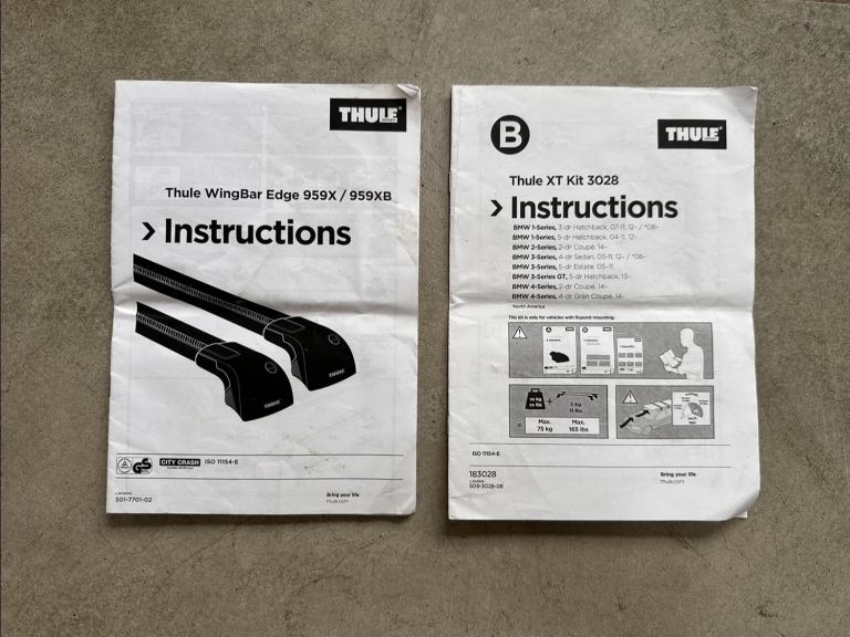 Thule Roof Bars 