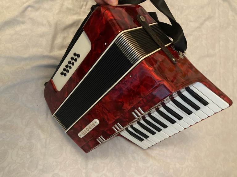 Vintage Firotti 12 Bass Piano Accordion 
