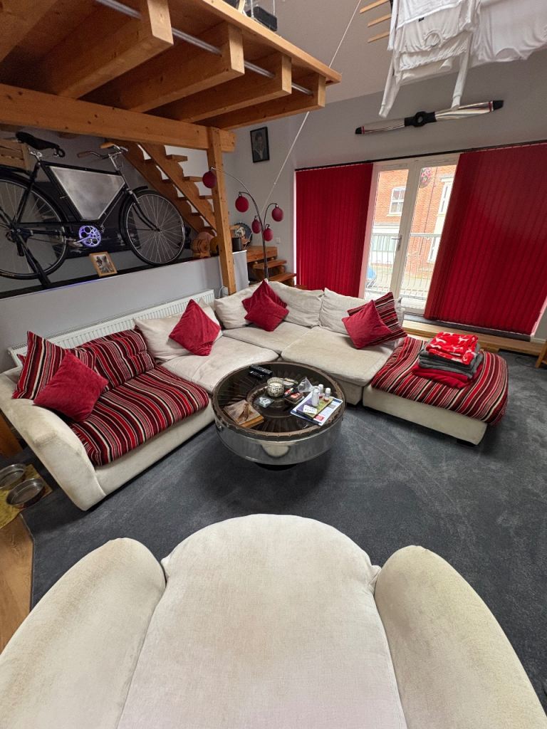 Corner suite and rotary cuddler chair 