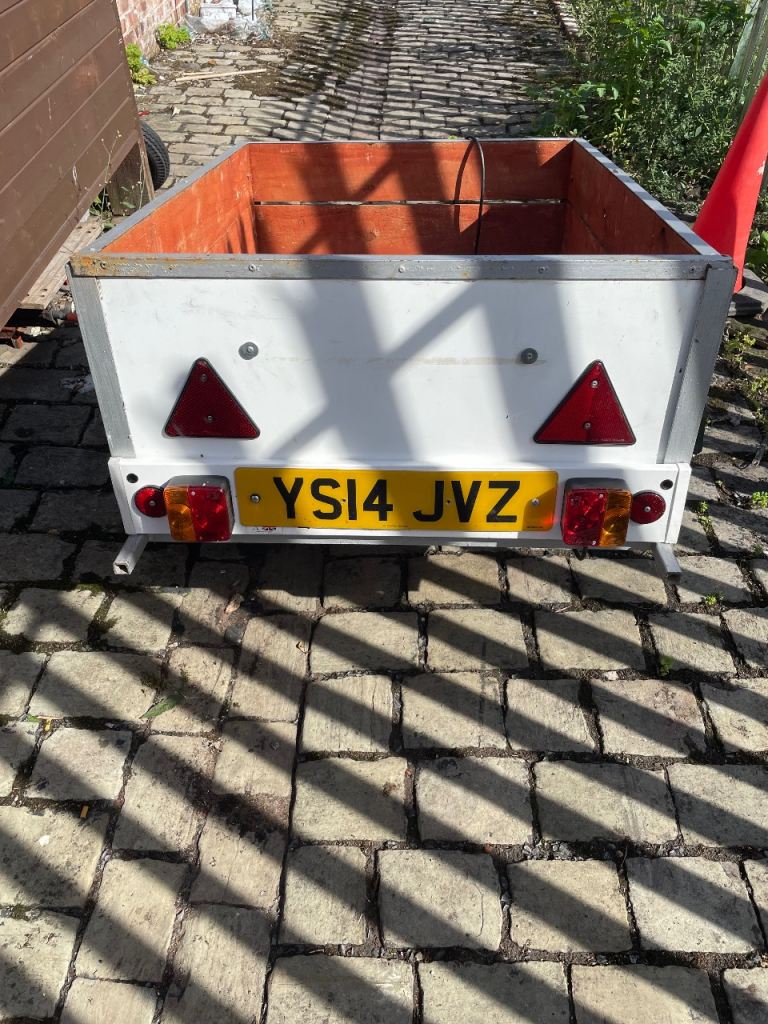 Car trailer with lights, 3x4ft