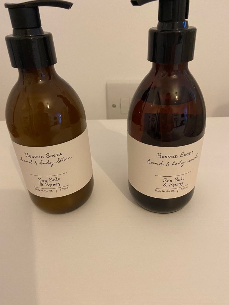 Heaven Scent Sea Salt & Spray Hand & Body Lotion and Wash Set