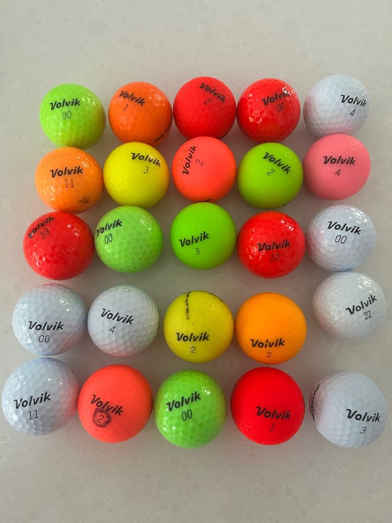 25 x selection of Volvik golf balls