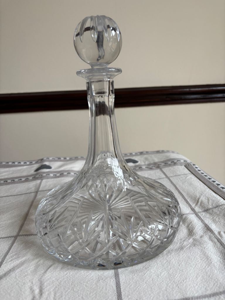 Cut glass crystal decanter £30 or nearest offer