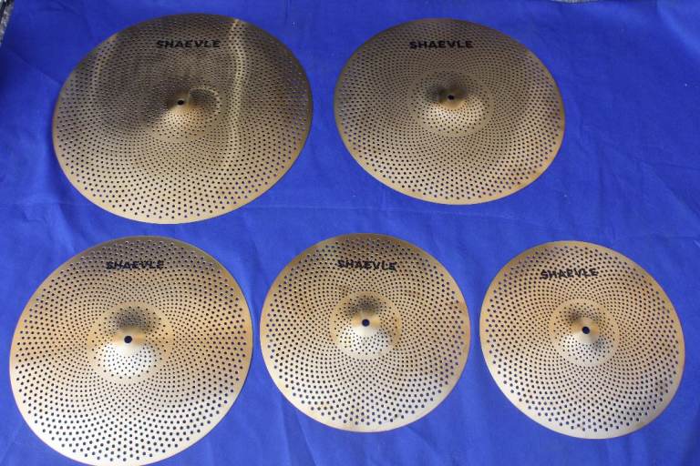 Shaevle Low Volume Series Cymbal Set ~ 20 Ride 18 Crash 16 Crash 14 Hi Hats ~ Like New ~ £75 ono