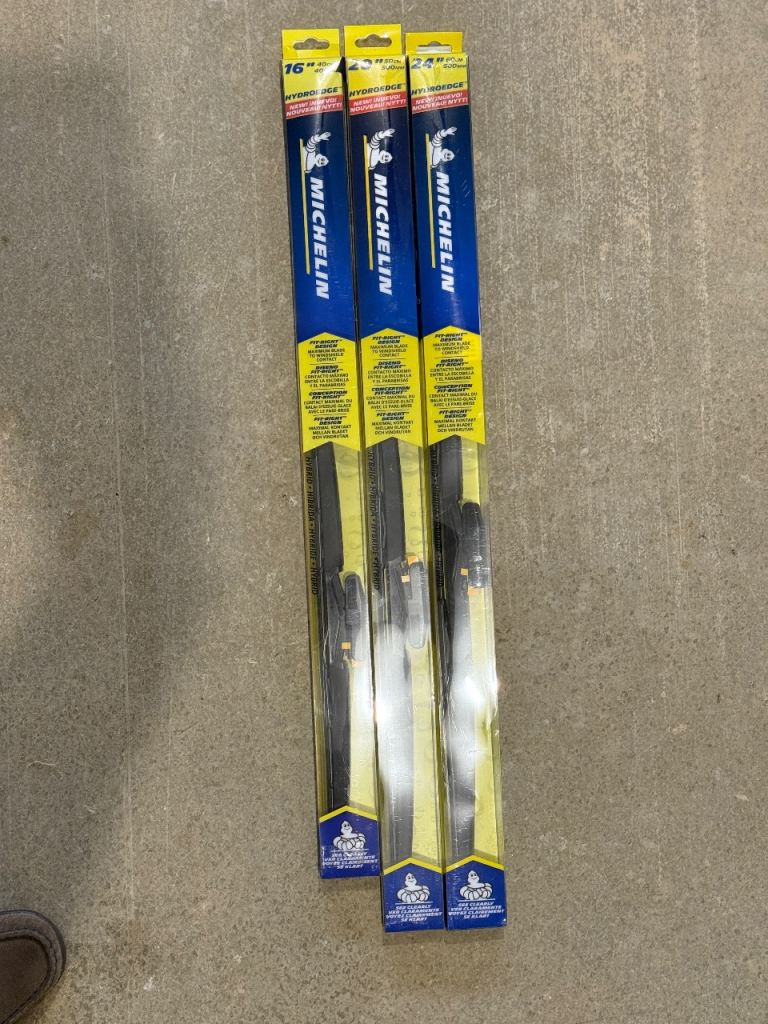 Michelin Hydroedge Wiper Blades x 3