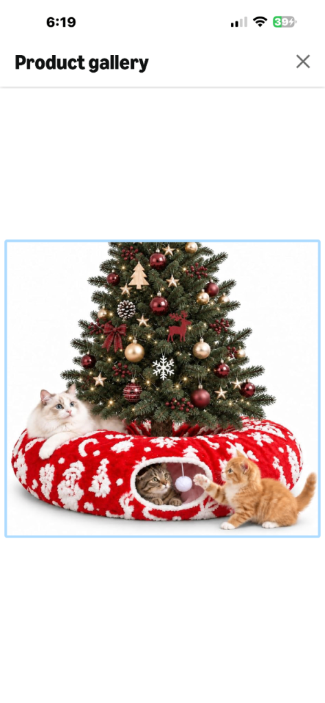 Cat tunnel bed 