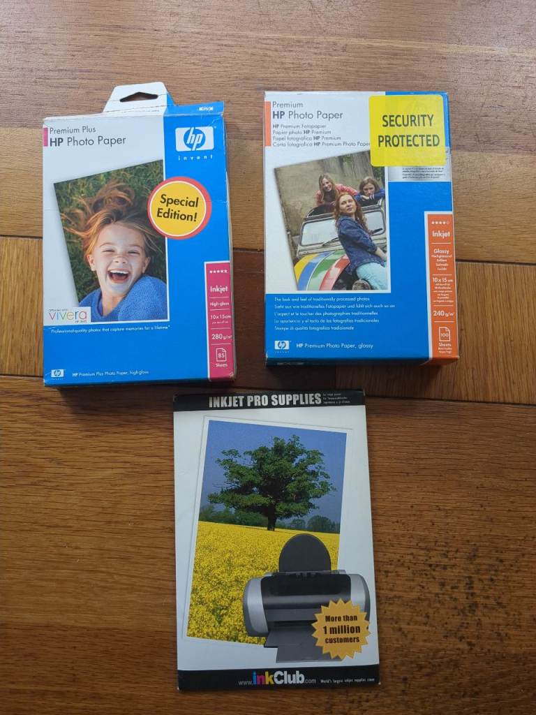 Photo printer paper 