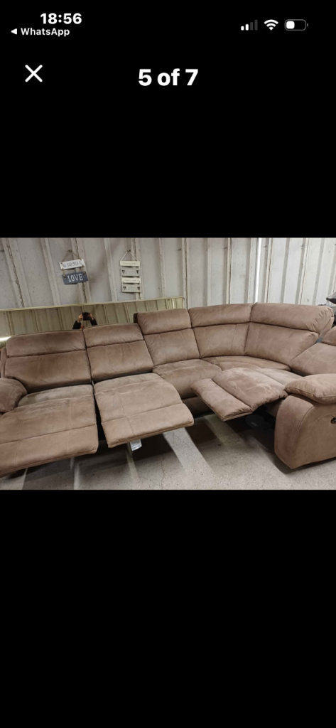 image for corner recliner sofa 3 power seats