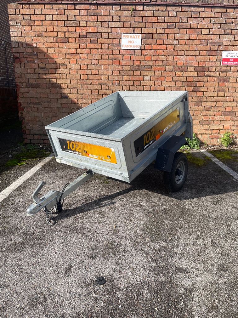 Erde 102 tipper trailer 