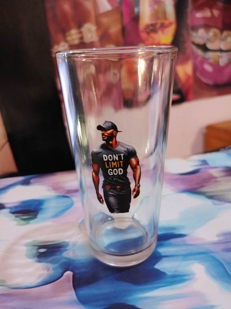 Custom clear glass- Brand new condition 