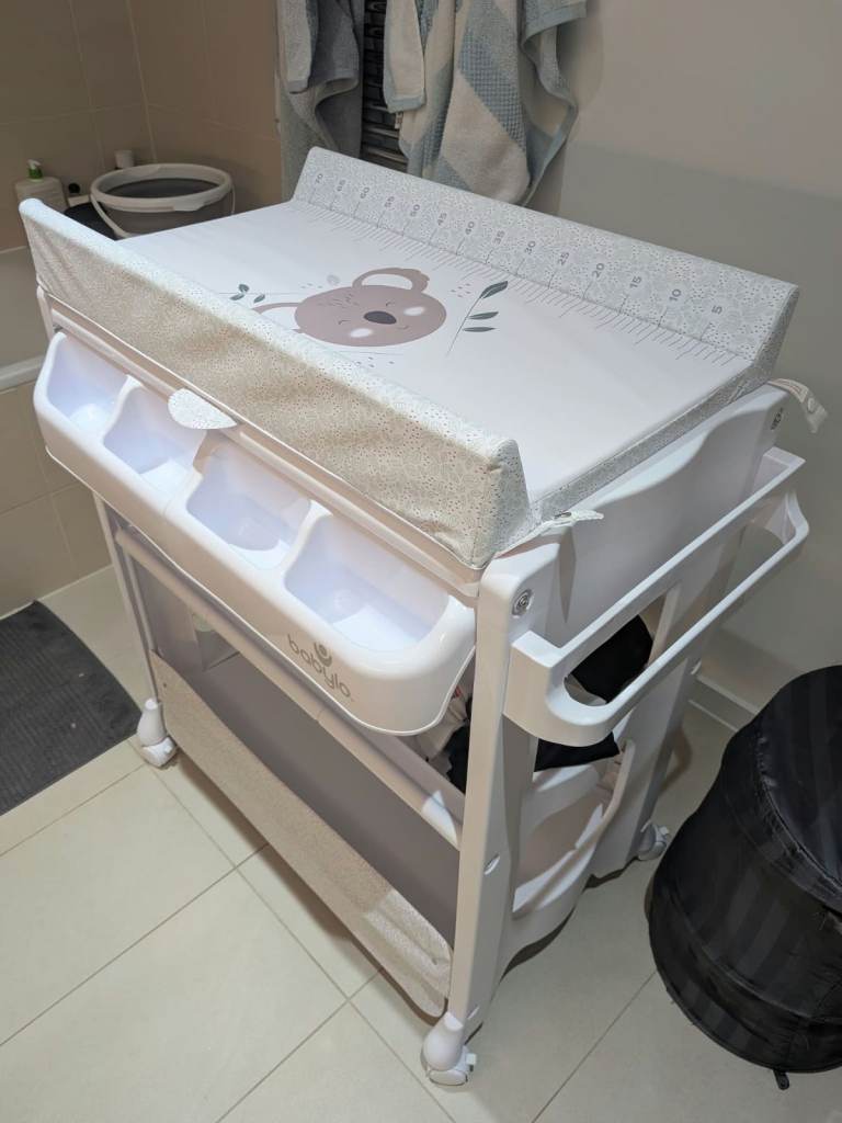Babylo Bath and Baby Changing Table — Koala Green