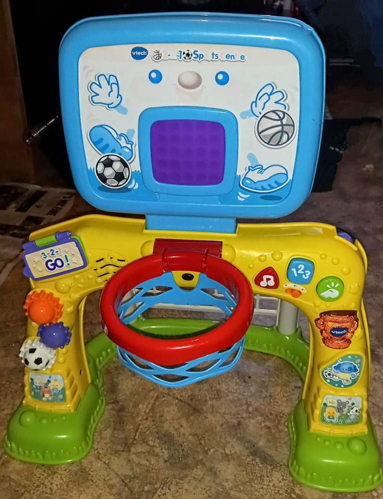 Kids Basketball/Football Nets Stand READ DESCRIPTION