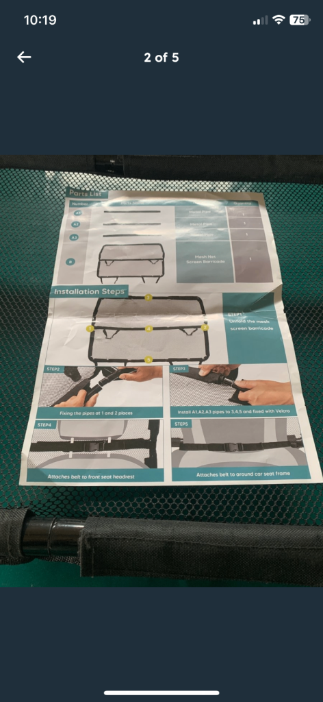 Foldable universal dog guard