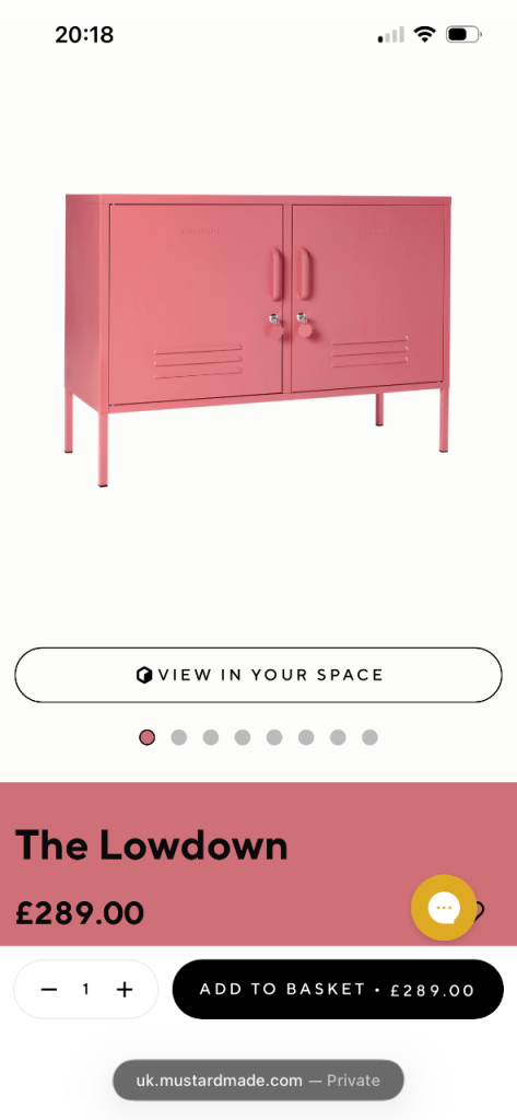 Locker made by mustard