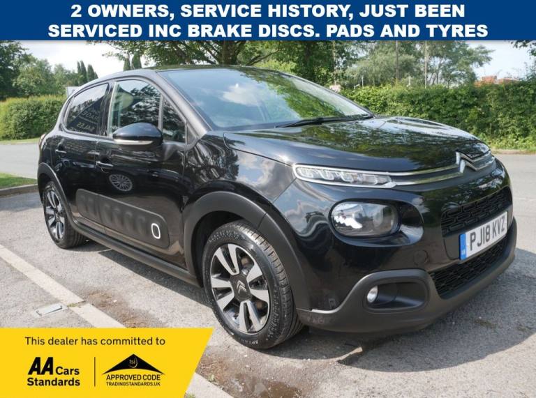 2018 18 CITROEN C3 1.2 PURETECH FLAIR HATCHBACK 5DR PETROL MANUAL EURO 6 (82 PS)