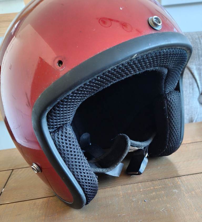 Used motorbike helmet 