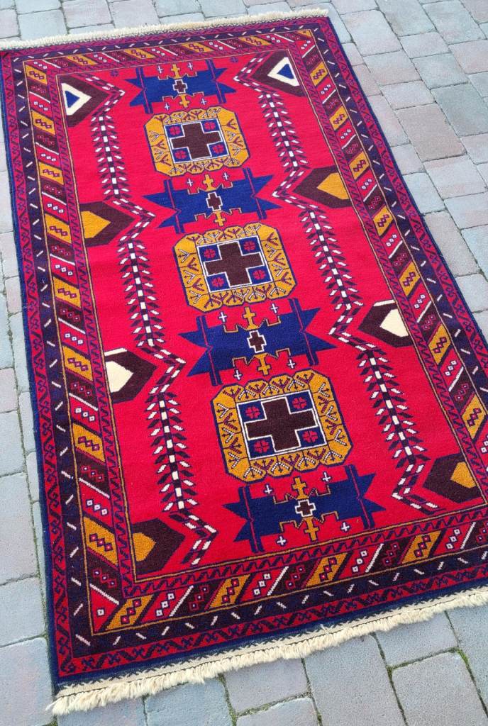Afghan Nomadic Rug 2.06m X 1.17m