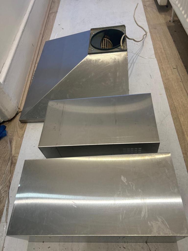 Cooker hood stainless steel pre owned