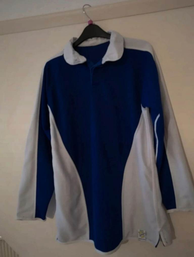 Brand New Blue & White Anglia Rugby Shirt Immaculate 