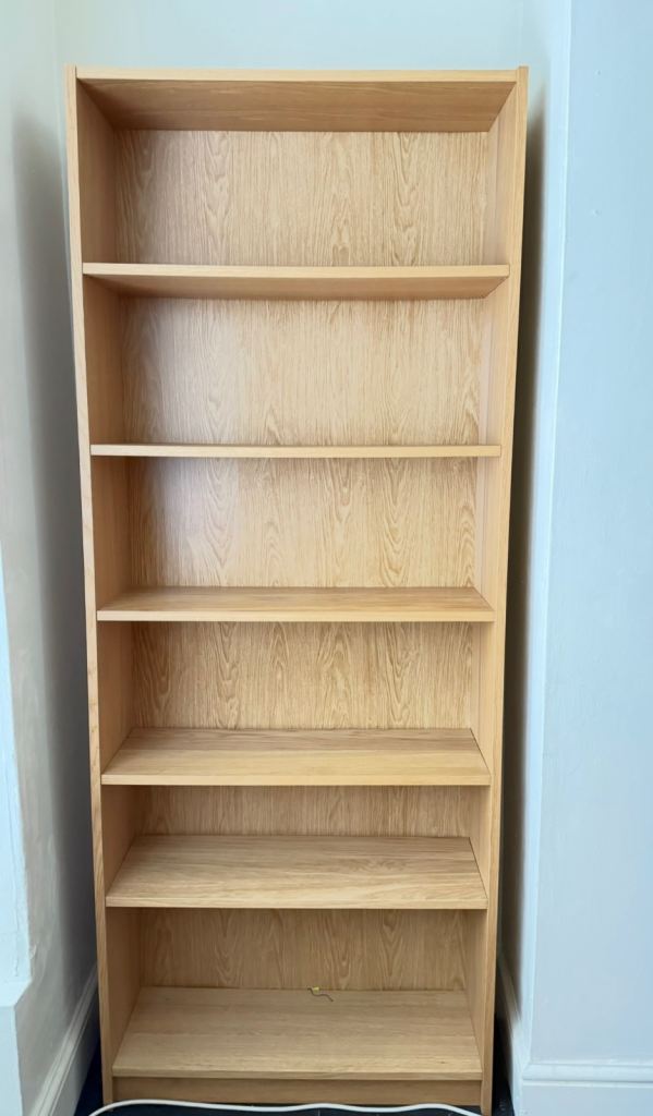 IKEA Billy Bookcase, oak effect, 80x28x202