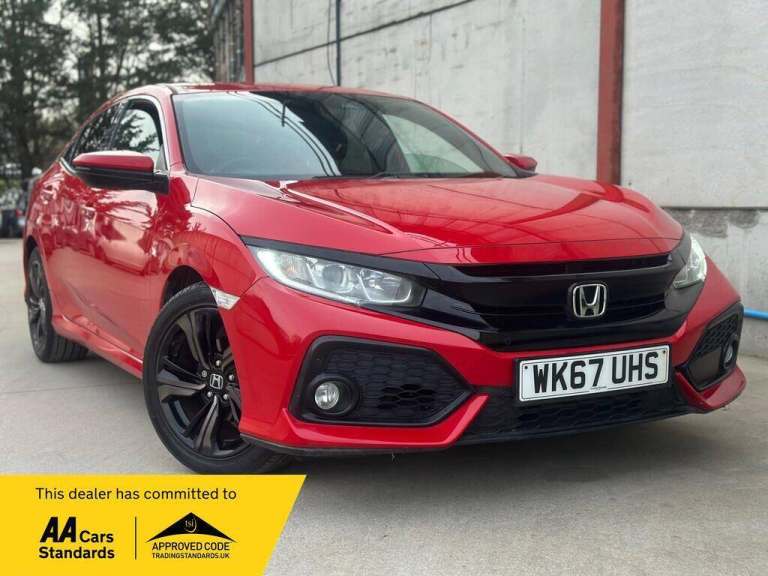 2017 Honda Civic 1.0 VTEC Turbo SR CVT Euro 6 (s/s) 5dr HATCHBACK Petrol Automatic