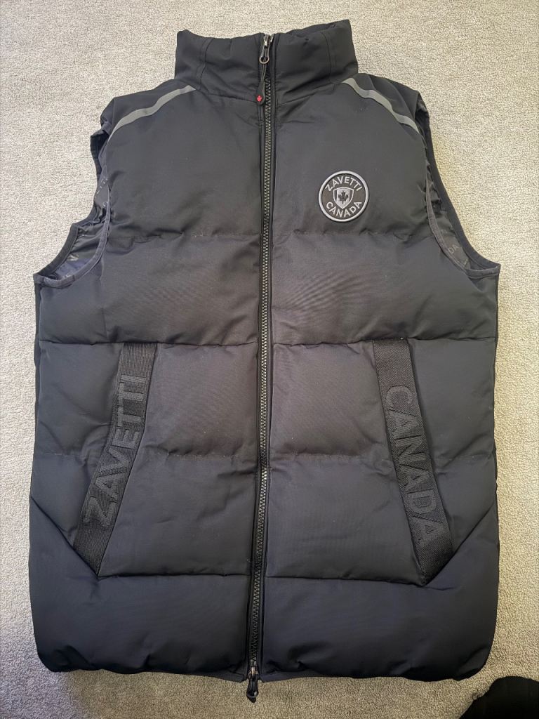 Zavetti Canada gilet men’s medium black/grey