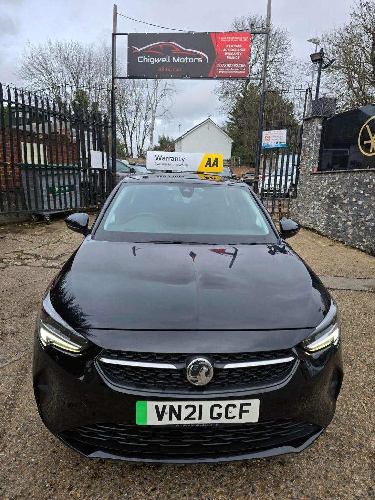 2021 Vauxhall Corsa 50kWh SE Nav Premium Auto 5dr (7.4Kw Charger) HATCHBACK Electric Automatic