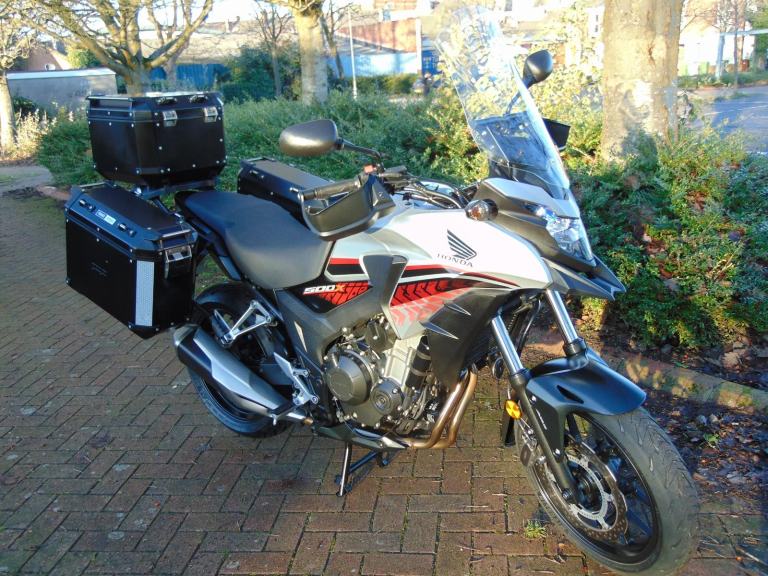 Honda CB500 XA-J 2019 Adventure Tourer fully spect loaded with extras low miles 