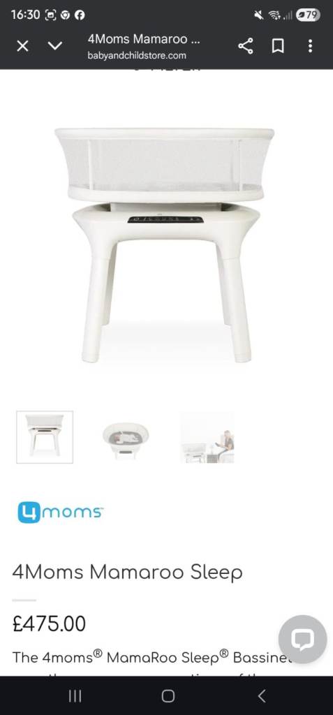4moms mamaRoo Sleep Bassinet