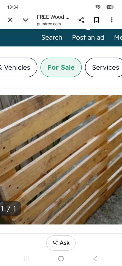 Wood pallet free