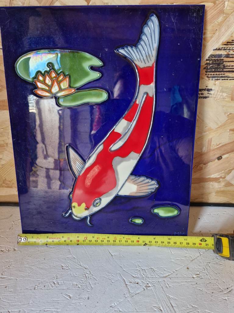 Koi plaques x 2