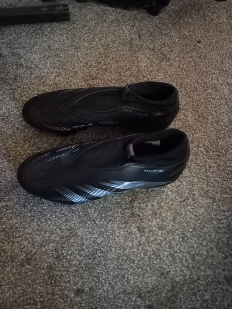 Football Boots - Black, Good Condition