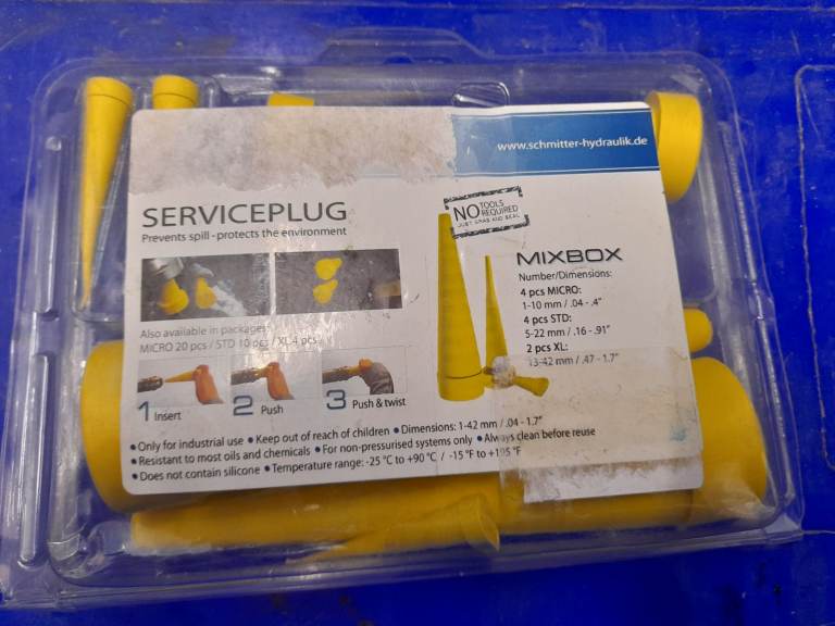 SHCMITTER SERVICE PLUGS PACK OF 1O ASSORTED SIZED