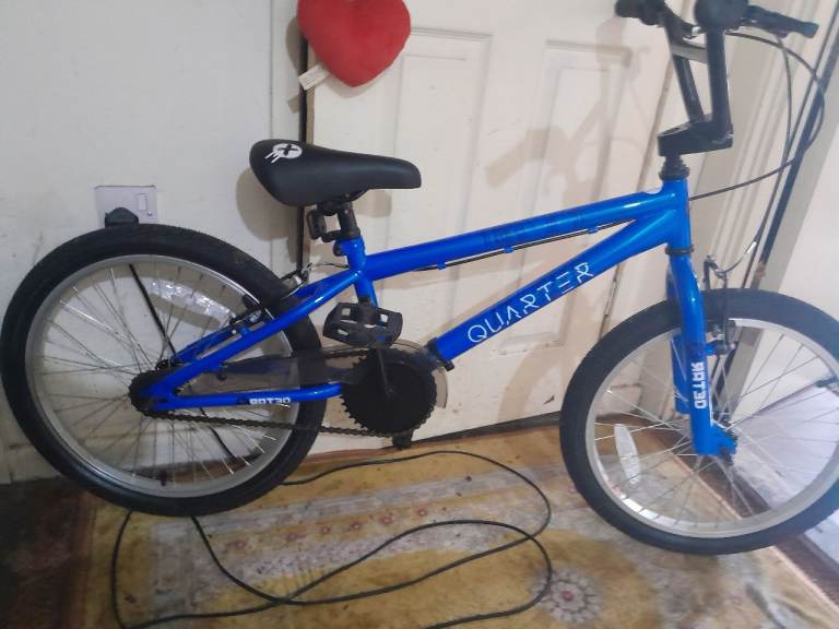 Xrated quarter blue bmx bike