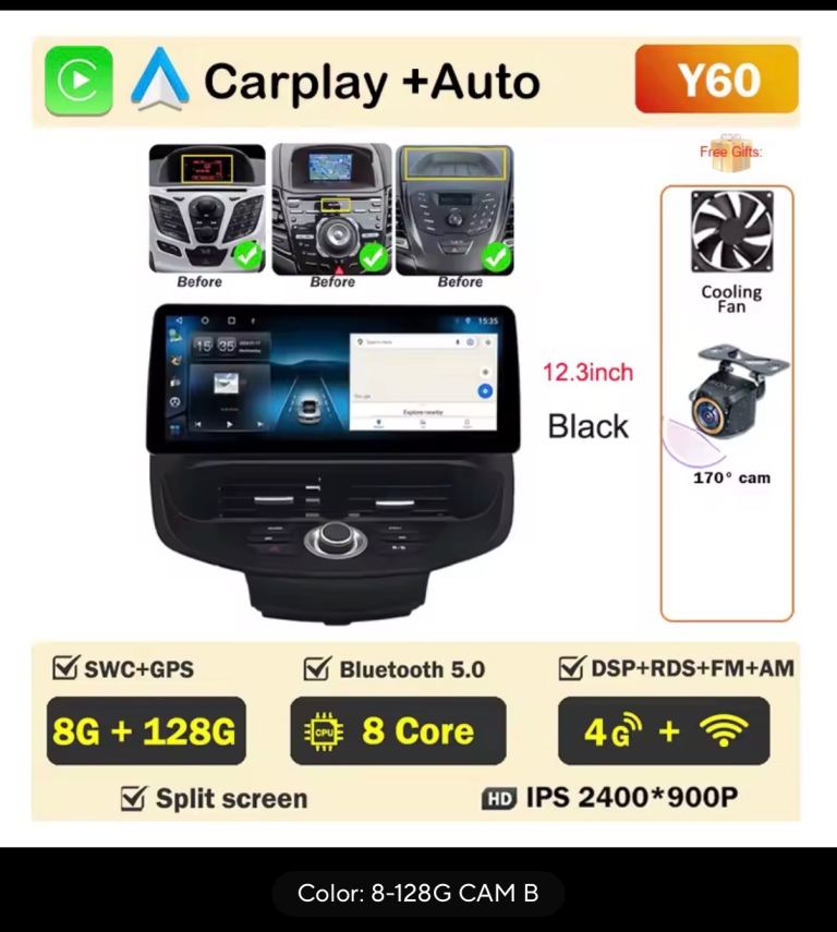 Ford fiesta CarPlay unit, pretty much brand new.