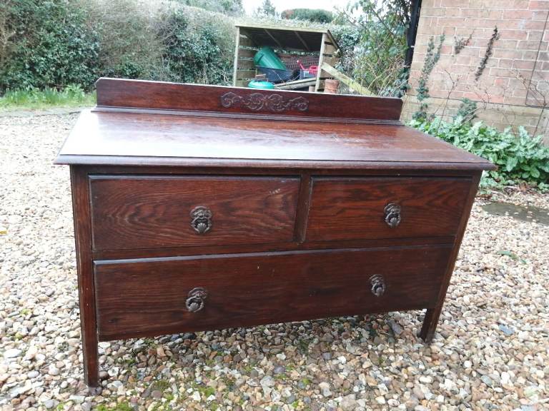 3 DRAW WOODEN UNIT - £0 just needs collecting