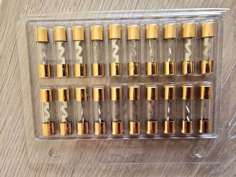 40 AMP AGU GLASS FUSES - BLISTER PACK 20 FUSES