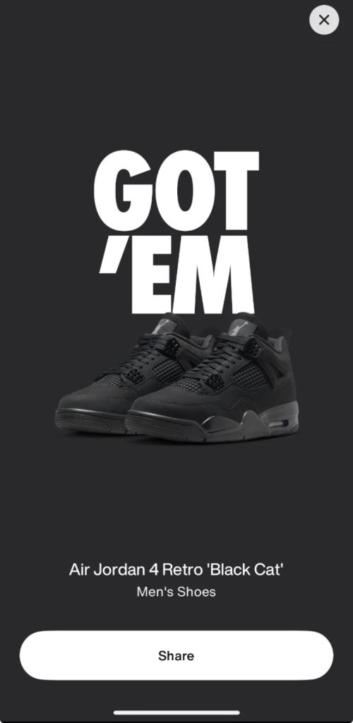 Jordan 4 Black cats 2025