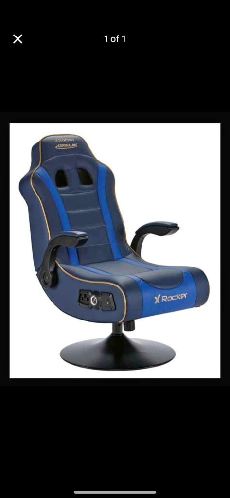 X rocker adrenaline gaming chair sounds vibrations full gaming experience 