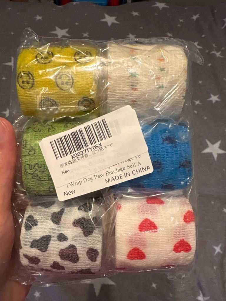 X6 dog bandages 