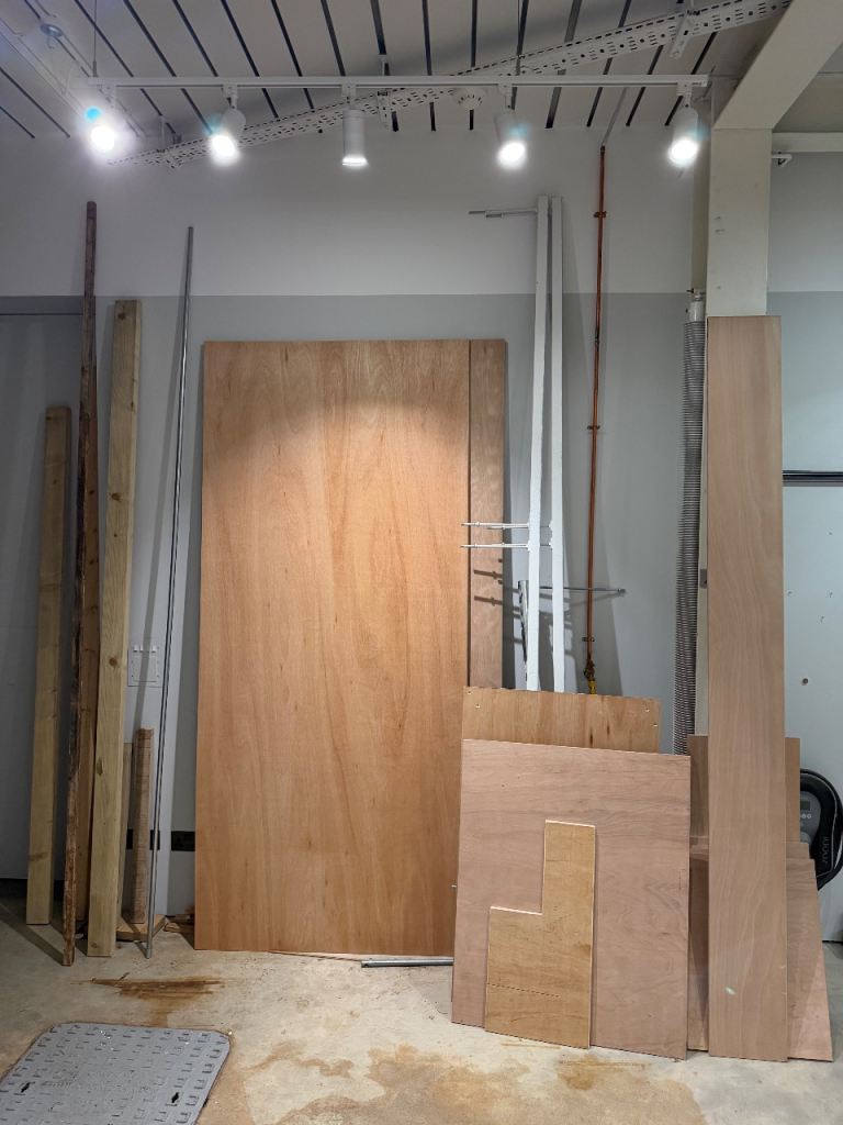 image for Two Plywood Sheets + Extra Offcuts – £30 (Collection Only, Kentish Town)