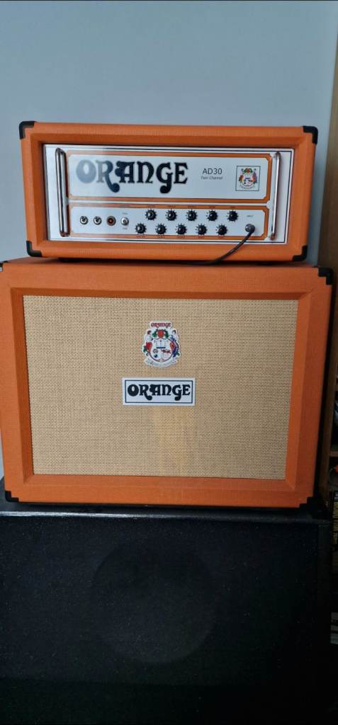 Orange AD30 and 4x12 cab