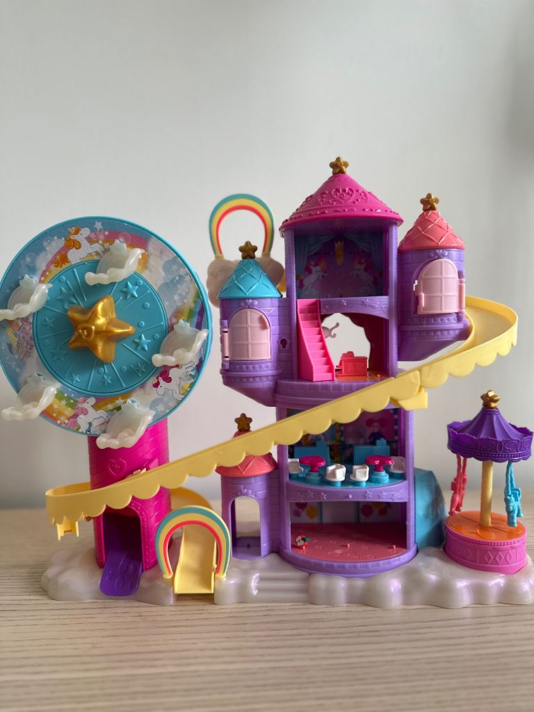 image for Polly Pocket Rainbow Funland Theme Park - excellent condition (selling for £60 on Amazon)