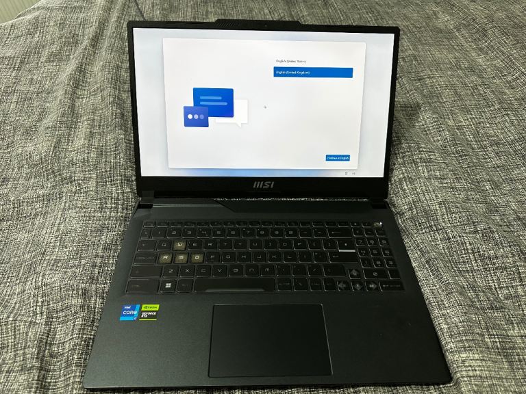 MSI Cyborg 15 i7 16GB RAM 512GB SSD RTX4060 Gaming Laptop