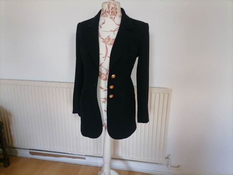 Rare Vintage Designer CATHERINE WALKER London Wool & Silk Ladies Jacket. Ex Cond. Size : UK 10 